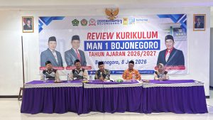 Tingkatkan Kualitas Guru Madrasah, MAN 1 Bojonegoro Adakan kegiatan Review Kurikulum TA 2026/2027